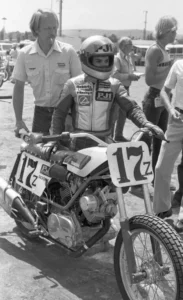 Jimmy Filice - Yamaha Virago XV 750 flat track
